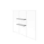 Storage cabinet shelf