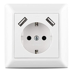 USB socket and single socket