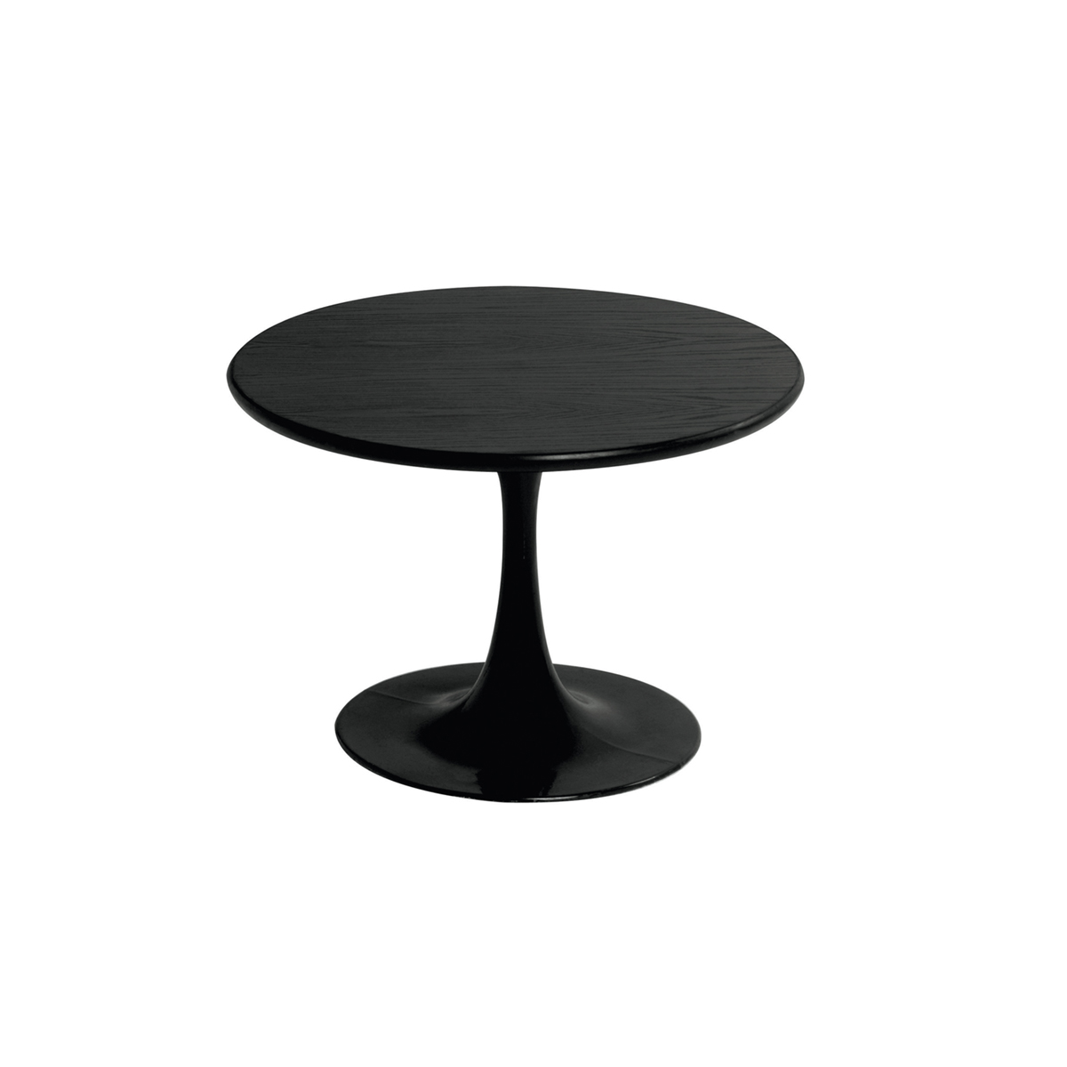 Table Basse Tulipe Rond Noir