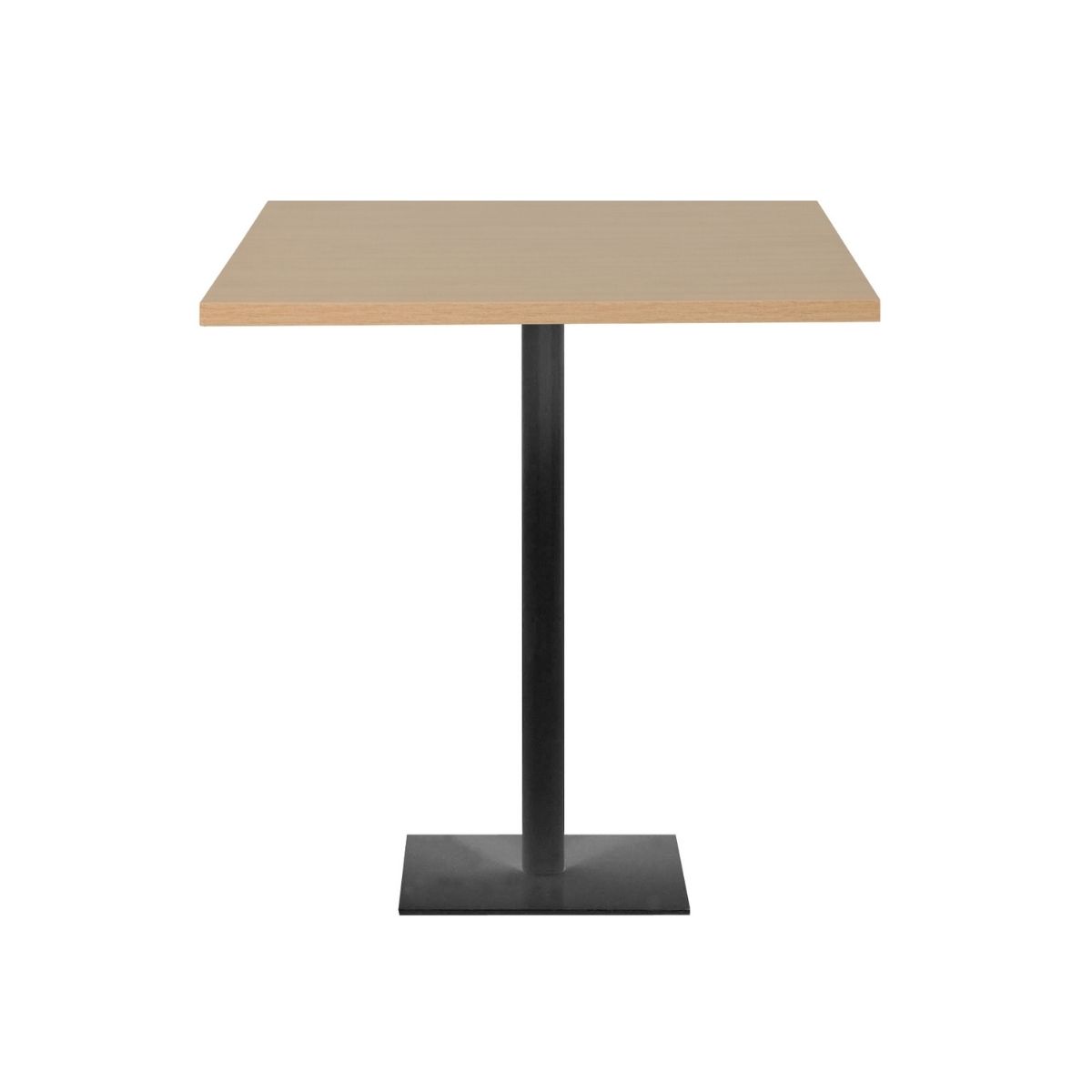 Snow Pedestal Table Black